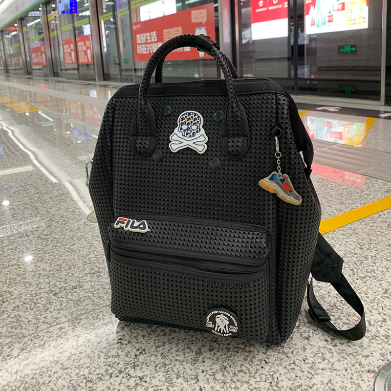 SAMPLE Tweeny Short Backpack Checkered Black