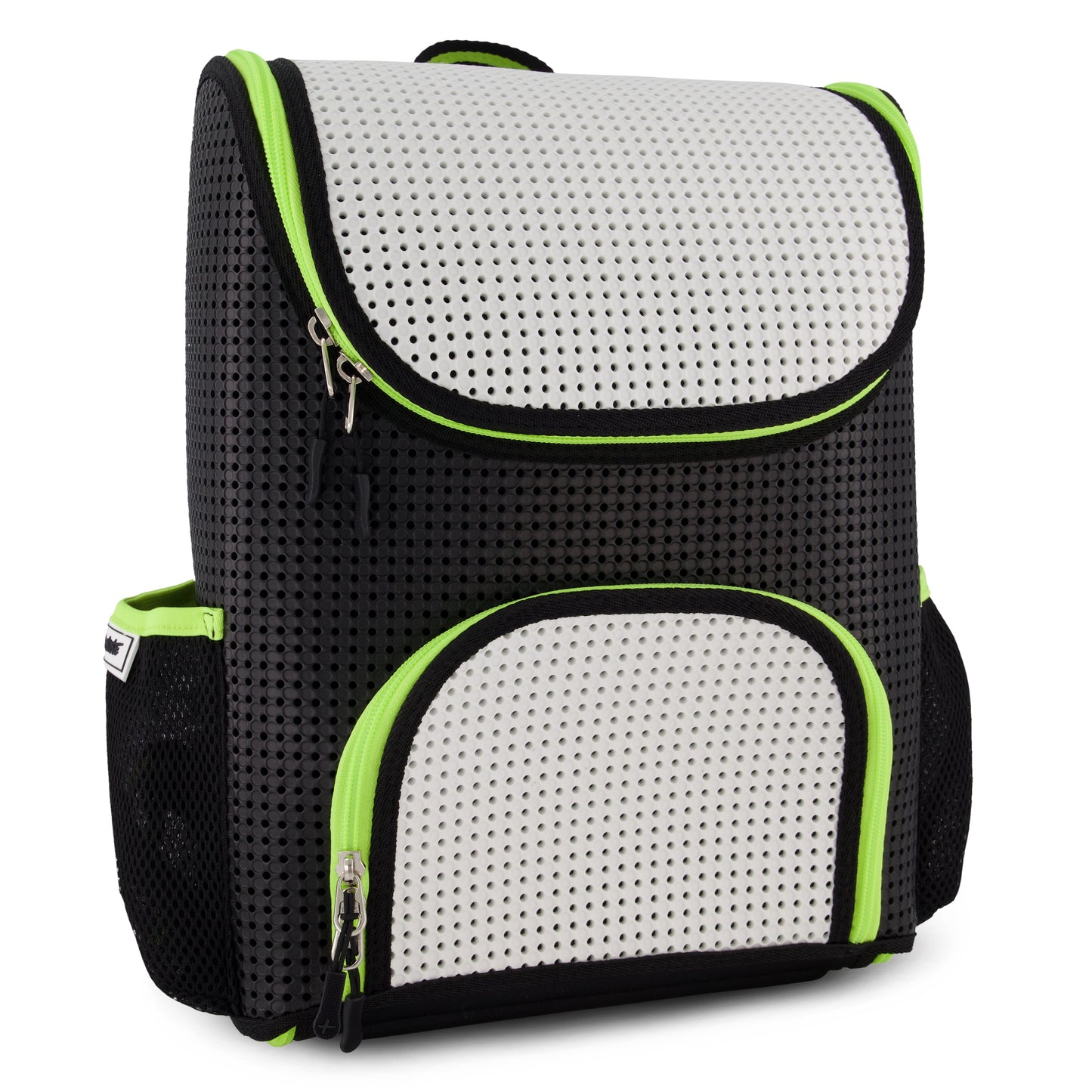 Student Backpack Neon Lime with Champ-red Set