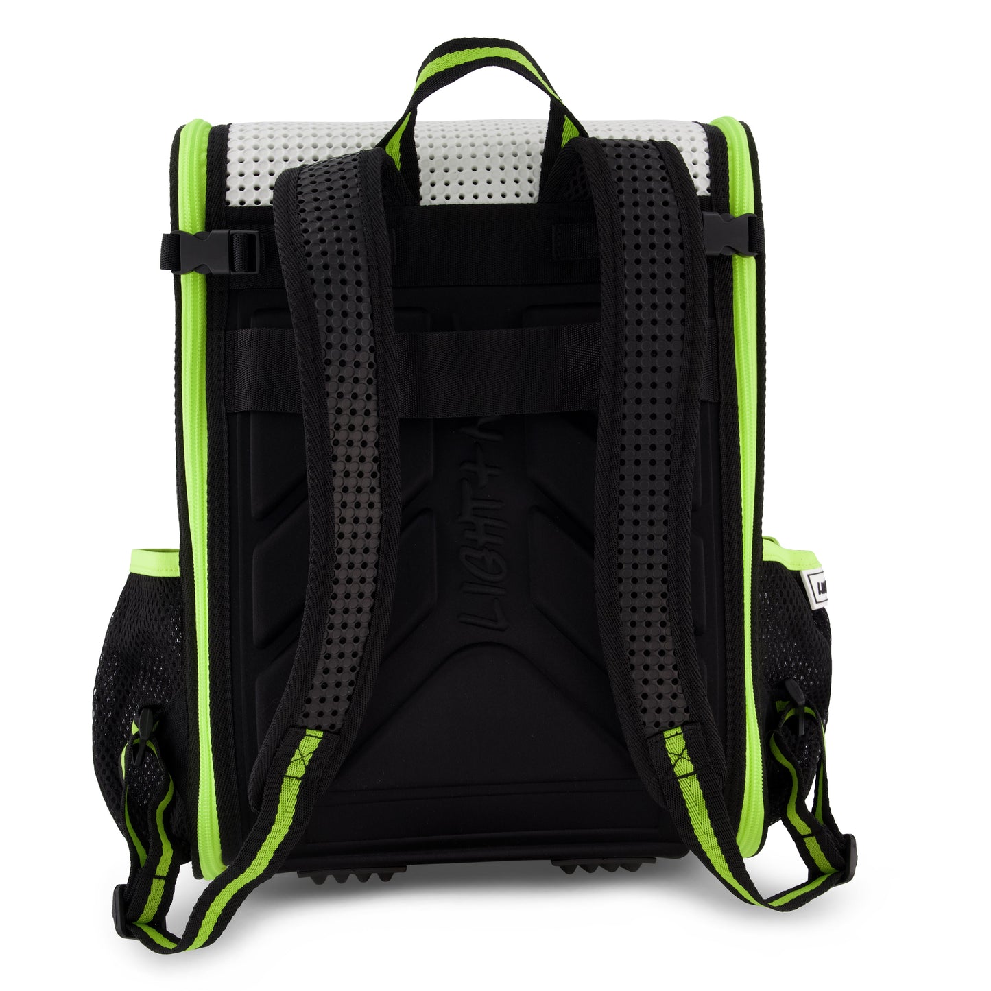 Student Backpack Neon Lime with Champ-red Set