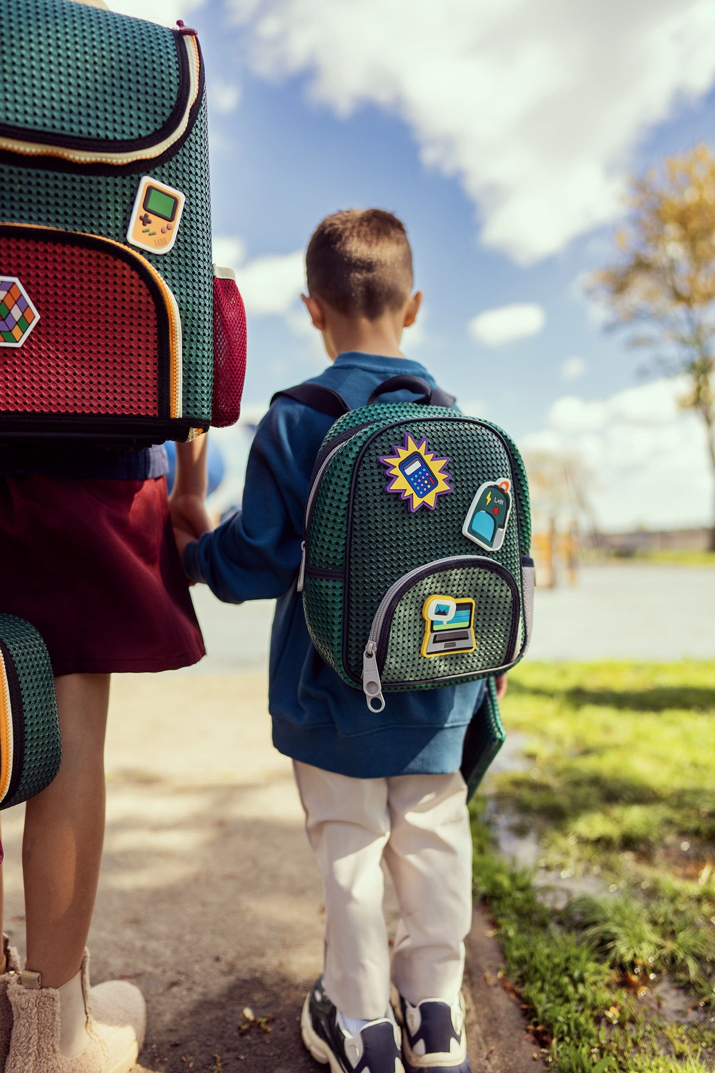Little Starter Mini Backpack Multi Green