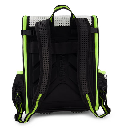 Student Backpack Neon Lime with Champ-red Set