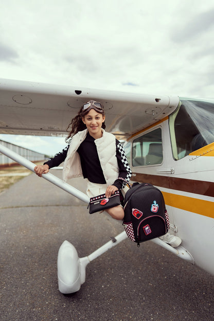 Starter Backpack Checkered Brick with Nimix Yay Set